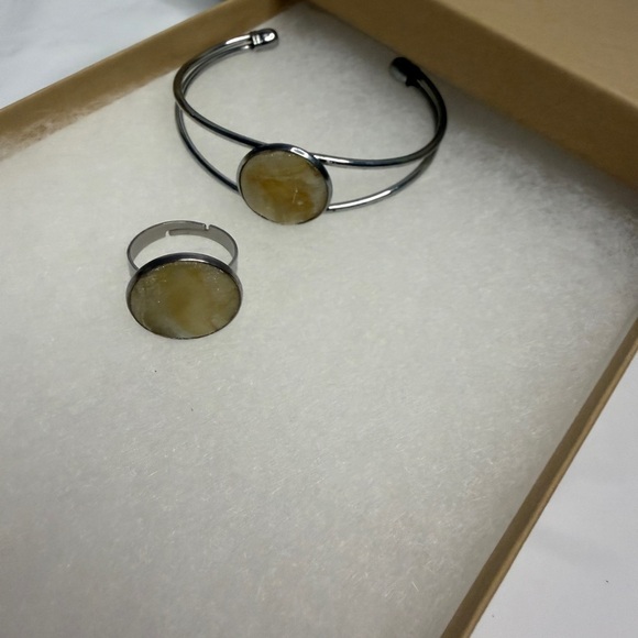 Handmade stainless steel and polymer clay set - Picture 5 of 7